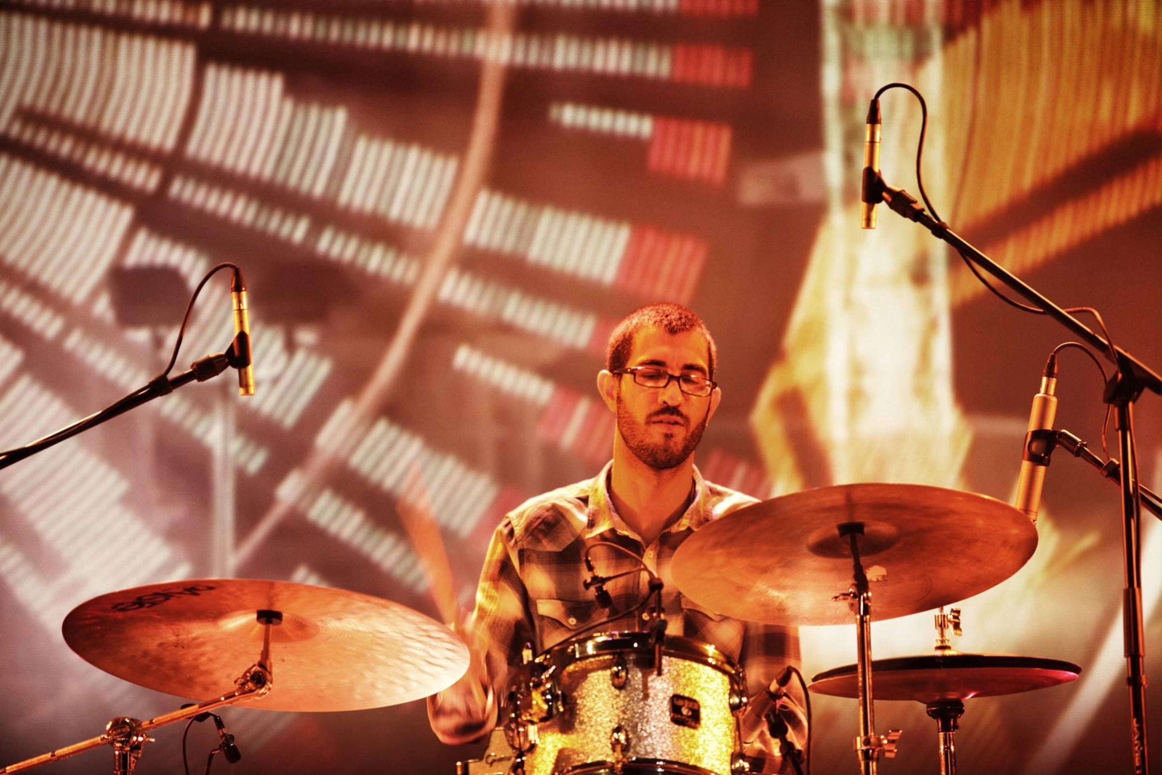 Marcio Silva na bateria, Teatro Santa Izabel, Recife em 2015